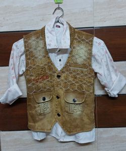 Party Wear Shirt With Jacket