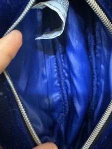 Cute Navy Blue Sleepy Eyes Pouch