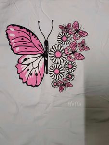 Butterfly print T-shirt