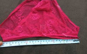 Pink Lace Thong Panty 💚