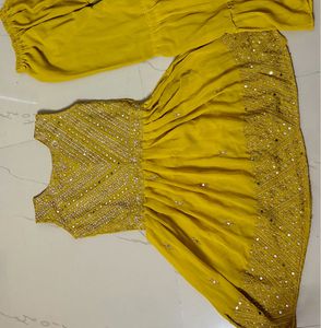 Elegant Yellow Kurta Set✨💕