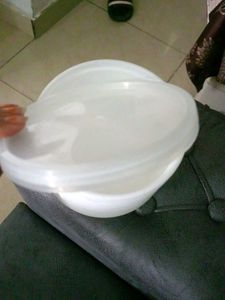 White Useful Container New With Lid