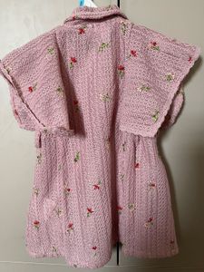 Peppermint Kids Floral Knit Frock