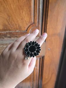 Black Ring With Latkan