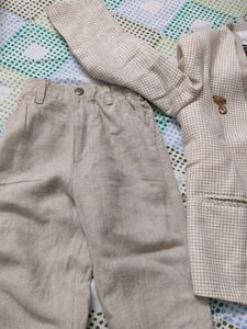 Traditional Coat Pant Bow Set