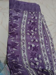 Lavender Saree