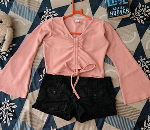 H&amp;M Black Sexy Hot Pants For Girls