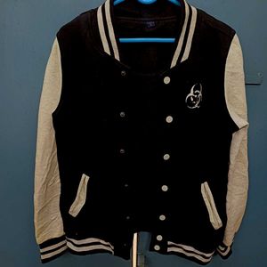 black Varsity Style Jacket