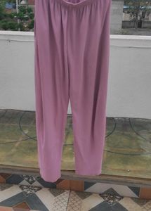 Dusty Rose Wide Leg Pants