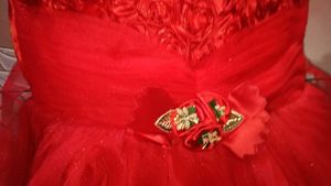 Red Gown For Girls