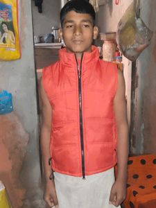 Red Sleeveless Jacket