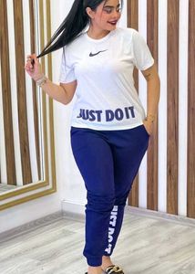Half Sleeves  Female Cotton Cord Set