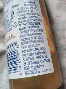 Nivea Apricot Mango Shower Gel