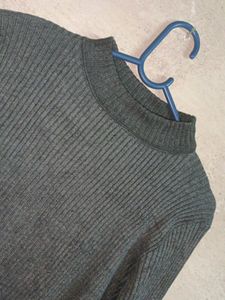 Top Ribbed Grey