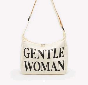 Gentle Woman Canvas Tote Bag