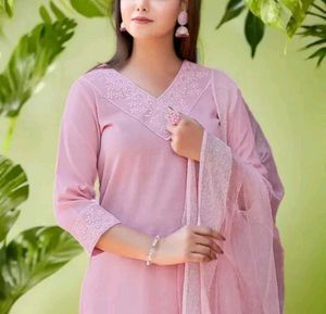 Elegant Pink Kurta Set