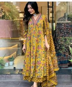 BRAND NEW KURTA SET WITH PLAZZO AND DUPPATTA