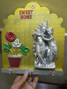 Sweet Home Krishna Key Holder