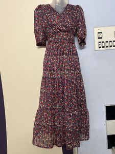 Pintrest Floral Long Dress
