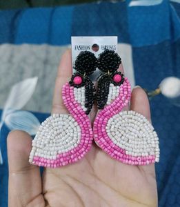 Stylish Earrings Set – Wooden , Beaded &amp; Glass