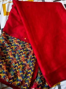 Elegant Red Saree
