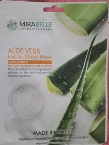 Mirabelle Korean Facial Mask. (PACK of 6)
