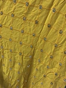 Yellow Sleeveless Kurta