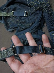 Elegant Black Lace Bra