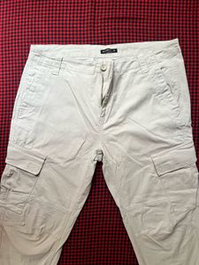 Zudio Beige Cargo Pants
