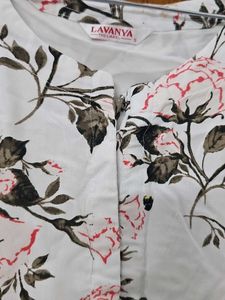 Floral Print Dress &amp; Top Set