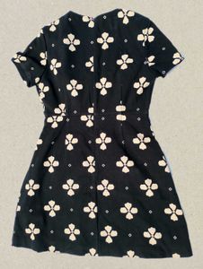 Elegant Black Floral Dress