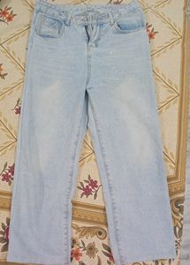 High waist Straight Fit Jeans Size - L