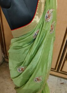 marvadi style daimond work saree available 😍