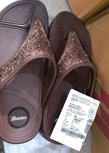 Sparkly Bata Flip Flops