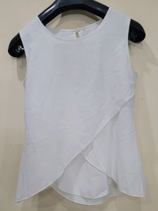 White Sleeveless Top