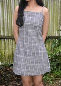Plaid Mini Dress