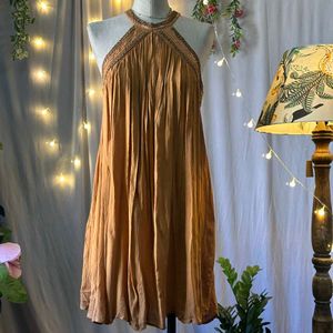 Boho Chic Halter Dress