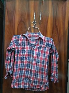 Red & Blue Plaid Shirt