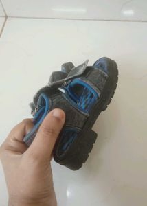 👶 Kids Black &amp; Blue Sandals (0–2 years)
