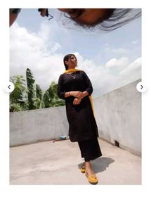 Kurta Pajama Set Black