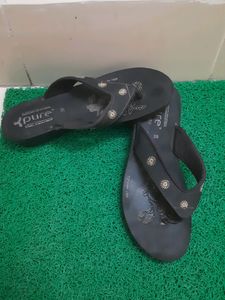 Black Designer Heel Footwear ❤️