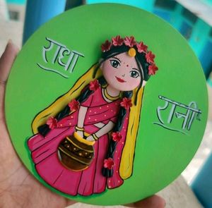 Radha Painting With Stand