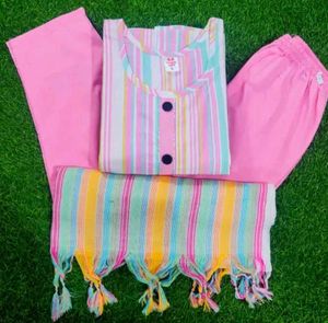 Striped Kurta Set