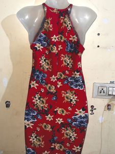 Floral Bodycon Mini Dress