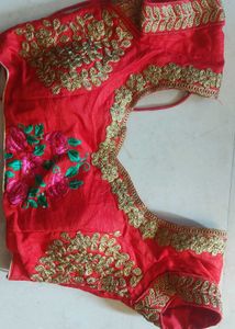 Red Embroidered Lehenga Choli Set