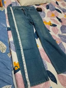 Wide Leg Denim Jeans