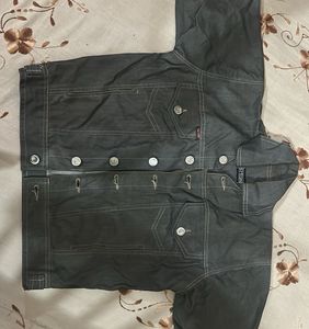 Small Gray Denim Jacket