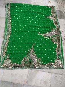 Heavy Stone Work Saree