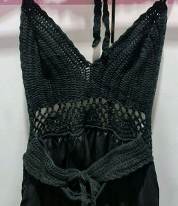 Crochet Midi Dress
