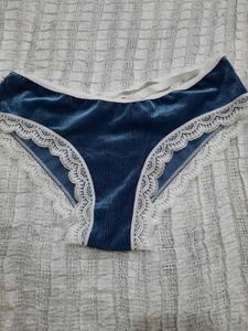 Blue Velvet &amp; Lace Lingerie